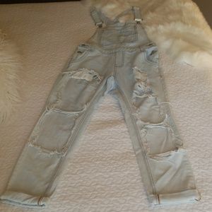 Denim overalls